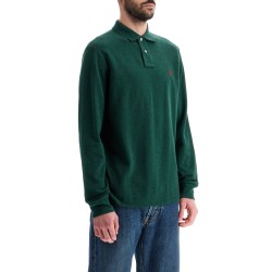 custom slim fit long sleeve polo shirt