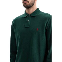 custom slim fit long sleeve polo shirt