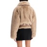 lena faux fur bomber jacket