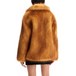 short janice coat in faux fur