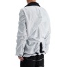 layered jacket with inside out effect