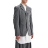 striped wool jacket