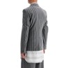 striped wool jacket