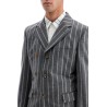 striped wool jacket