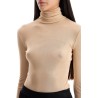 high-necked body suit