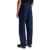 lightweight denim straight leg jeans