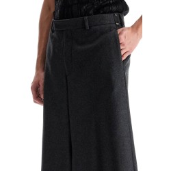 long cashmere bermuda shorts