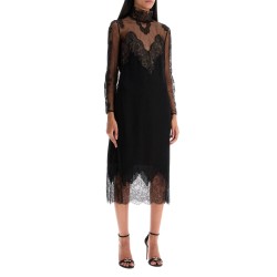 silk and lace dress