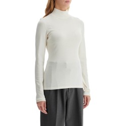 lightweight jersey top with turtle neck