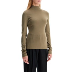 lightweight jersey top with turtle neck