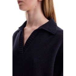 woolen polo pullover