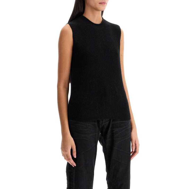 cashmere sleeveless sweater