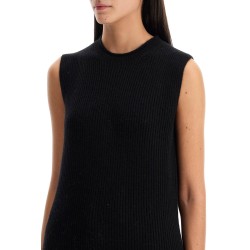 cashmere sleeveless sweater