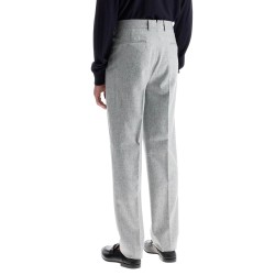 formal wool trousers with pleats