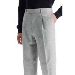 formal wool trousers with pleats