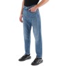 tapered jeans with medium wash