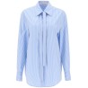 striped poplin shirt