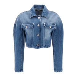 cropped denim jacket