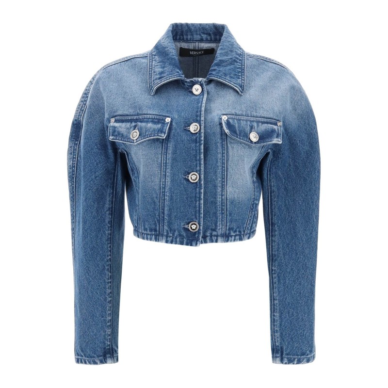 cropped denim jacket