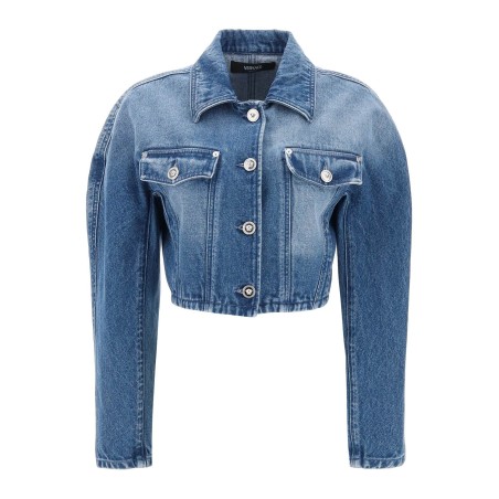 cropped denim jacket