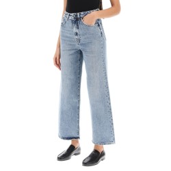 cropped flare jeans