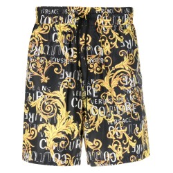 Couture print shorts