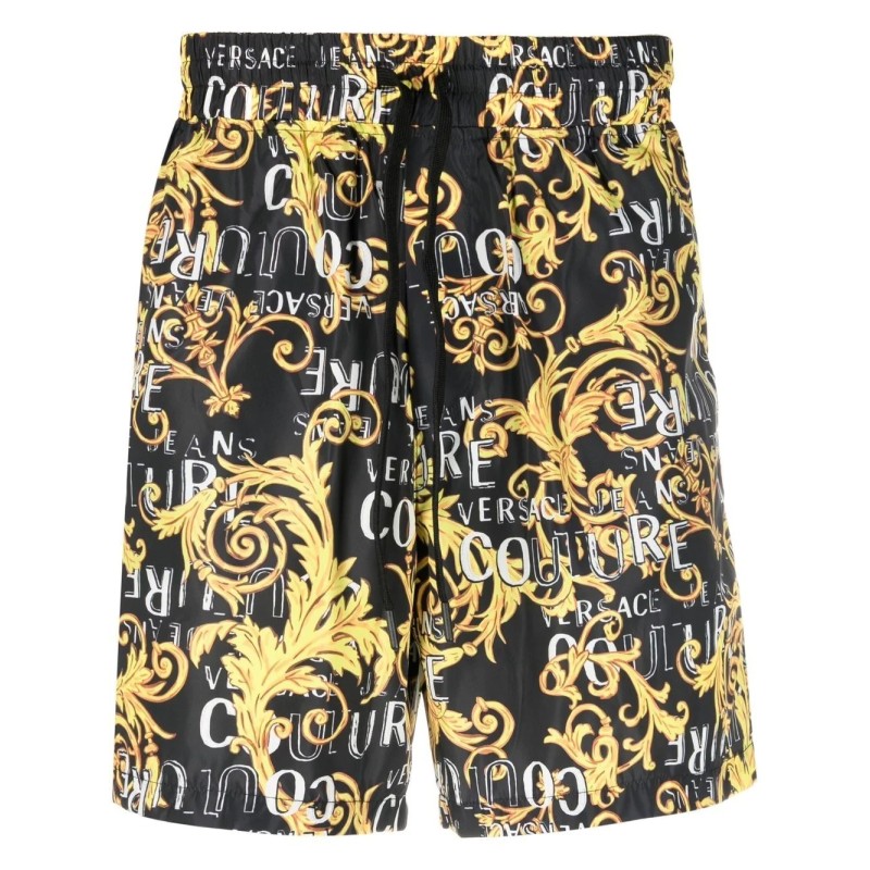 Couture print shorts