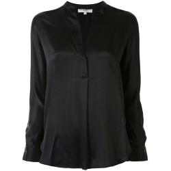 Band collar blouse