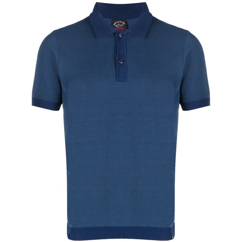 Knitted poloshirt