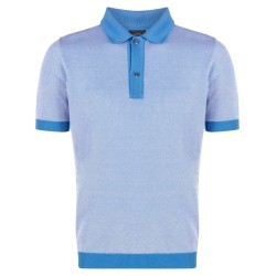 Knitted poloshirt