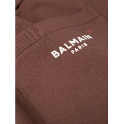 Ribbed balmain sweatpants