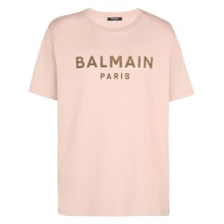 Balmain flock & foil t-shirt