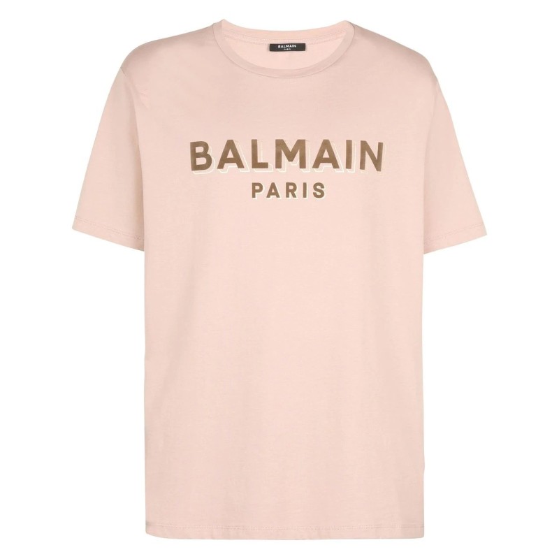 Balmain flock & foil t-shirt