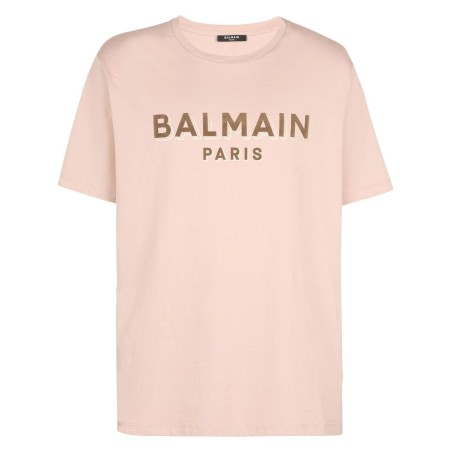 Balmain flock & foil t-shirt