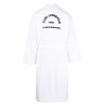 Unisex address logo bathrobe