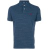 Custom slim fit mesh polo