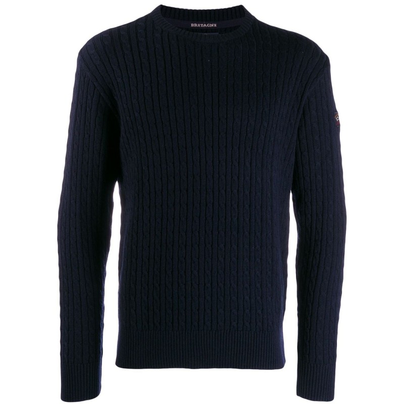 Knitted roundneck sweater