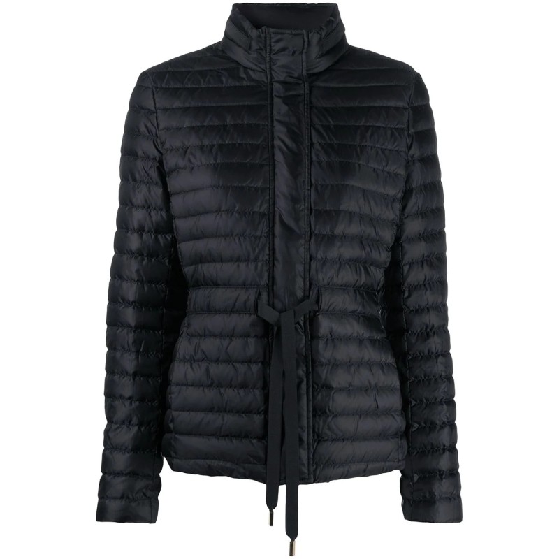 Belted packable puffer