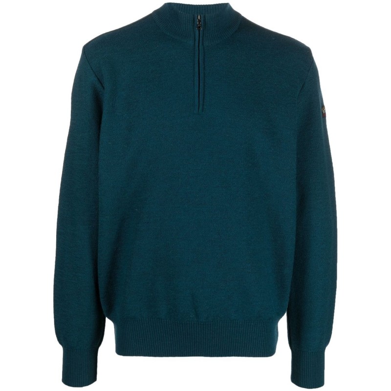 Wollen zipped pullover