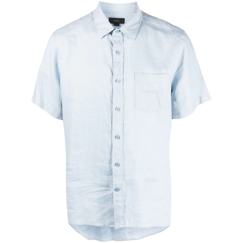 Linen short sleeve shirt