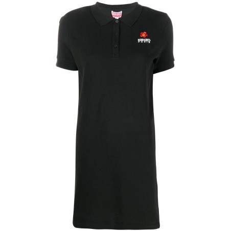 Crest logo polo dress