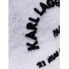 Unisex address logo bathrobe