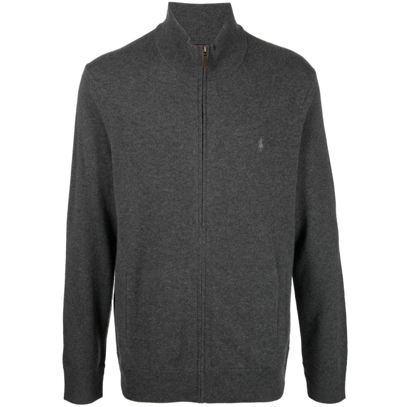 Long sleeve full zip sweater