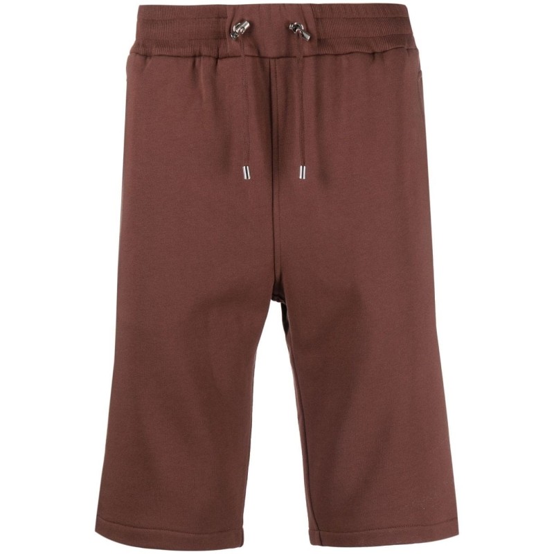 Balmain flock bermuda shorts