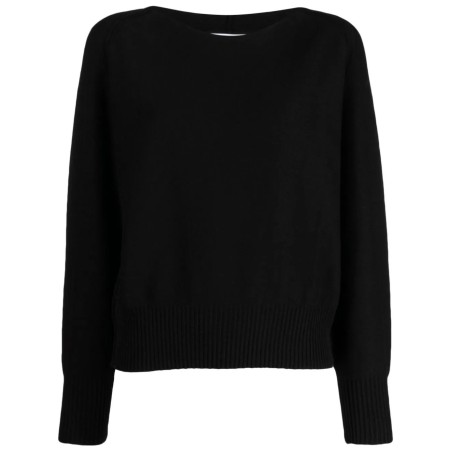 L/s seamed shoulder sweater