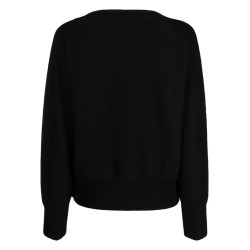 L/s seamed shoulder sweater