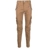 Tapered cotton cargo pants