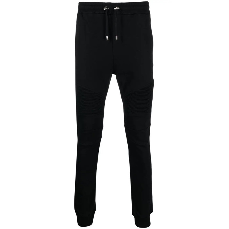 Ribbed balmain sweatpants