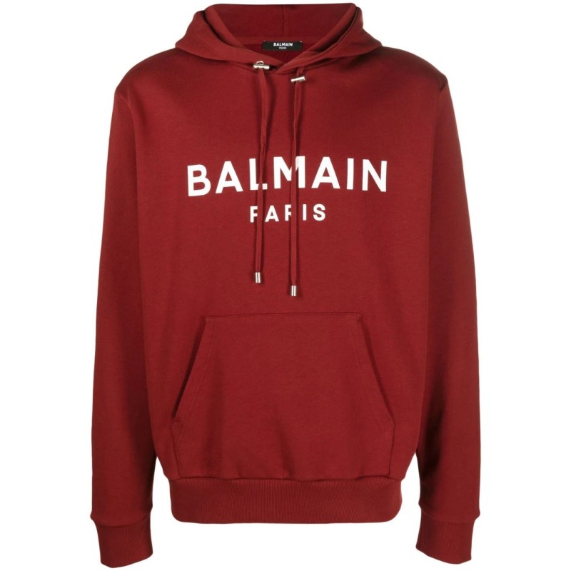 Balmain printed hoodie