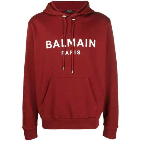 Balmain printed hoodie